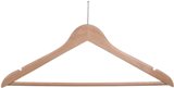 Beech Wood Guest Hanger with Trouser Bar and Security Pin