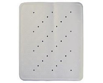 Anti-Slip Textured Shower Mat - White